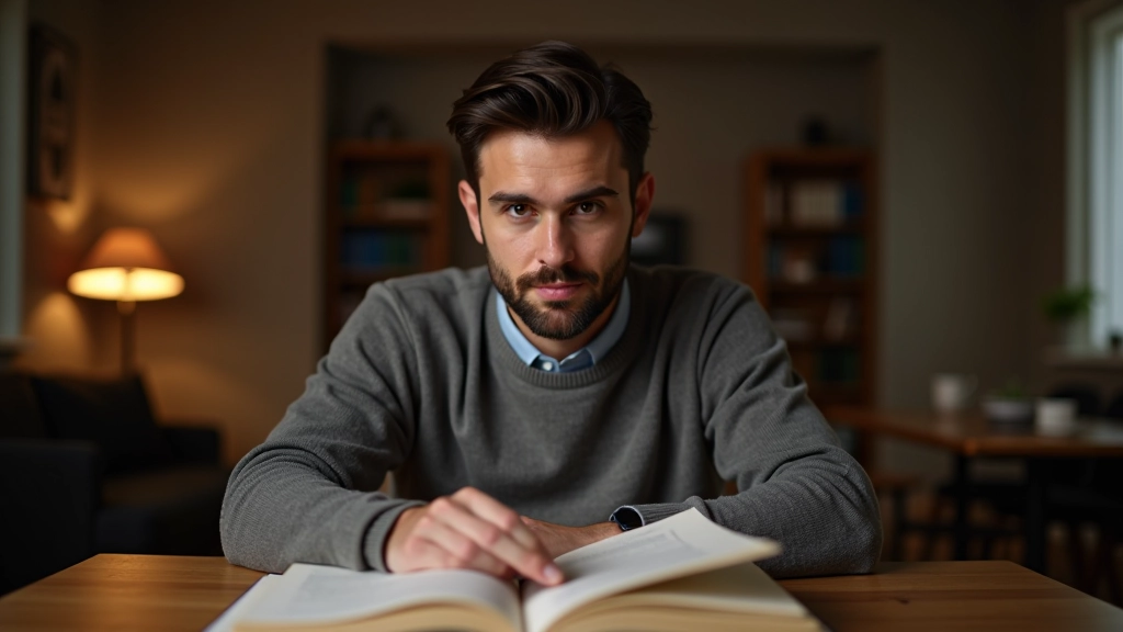 Pessoa estudando expressões idiomáticas inglesas com notas e dicionário num ambiente acolhedor